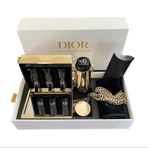 Dior Other - ⛔️ SOLD ⛔️ NEW Rouge Dior Minaudiere Gift Set Limited Edition + Half Moon Pouch